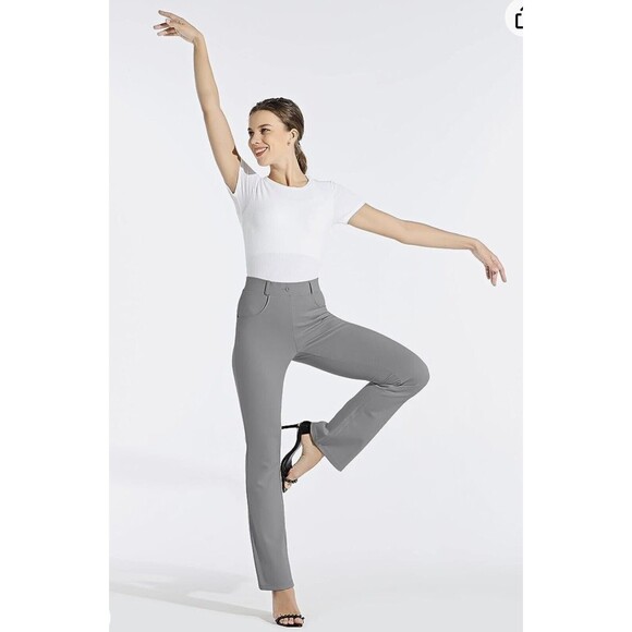 WILLIT Women's Size XS Petite Yoga Dress Pants/ Bootcut/ Stretch - Picture 6 of 9